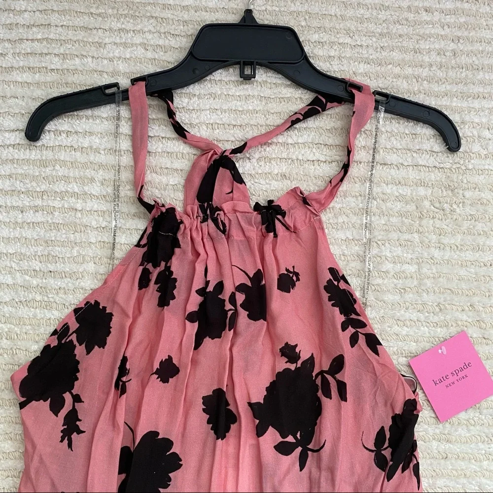NWT Kate Spade pink maxi cover up dress